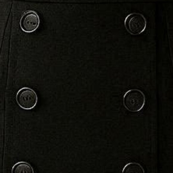 Faux Skirt and Blouse Look Knee Length Dress in Tan Satin & Black size 8 - Picture 6 of 10